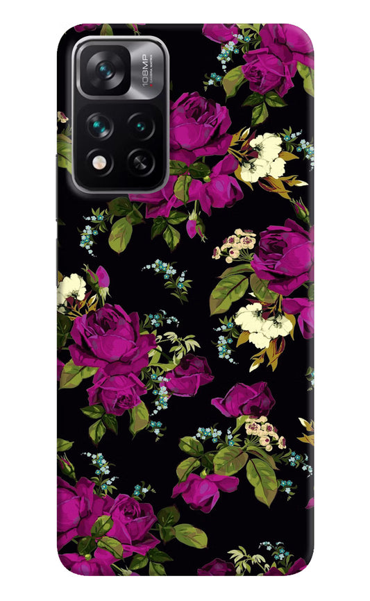 Flowers Mi 11i 5G/11i 5G Hypercharge Hard Case Back Cover by Casekaro