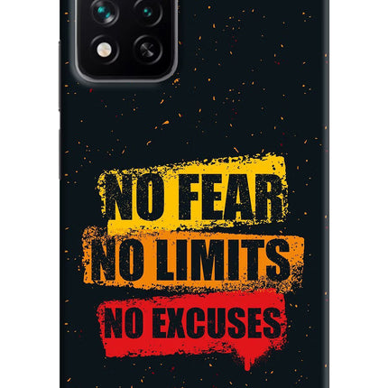 No Fear No Limits No Excuse Mi 11i 5G/11i 5G Hypercharge Hard Case Back Cover by Casekaro