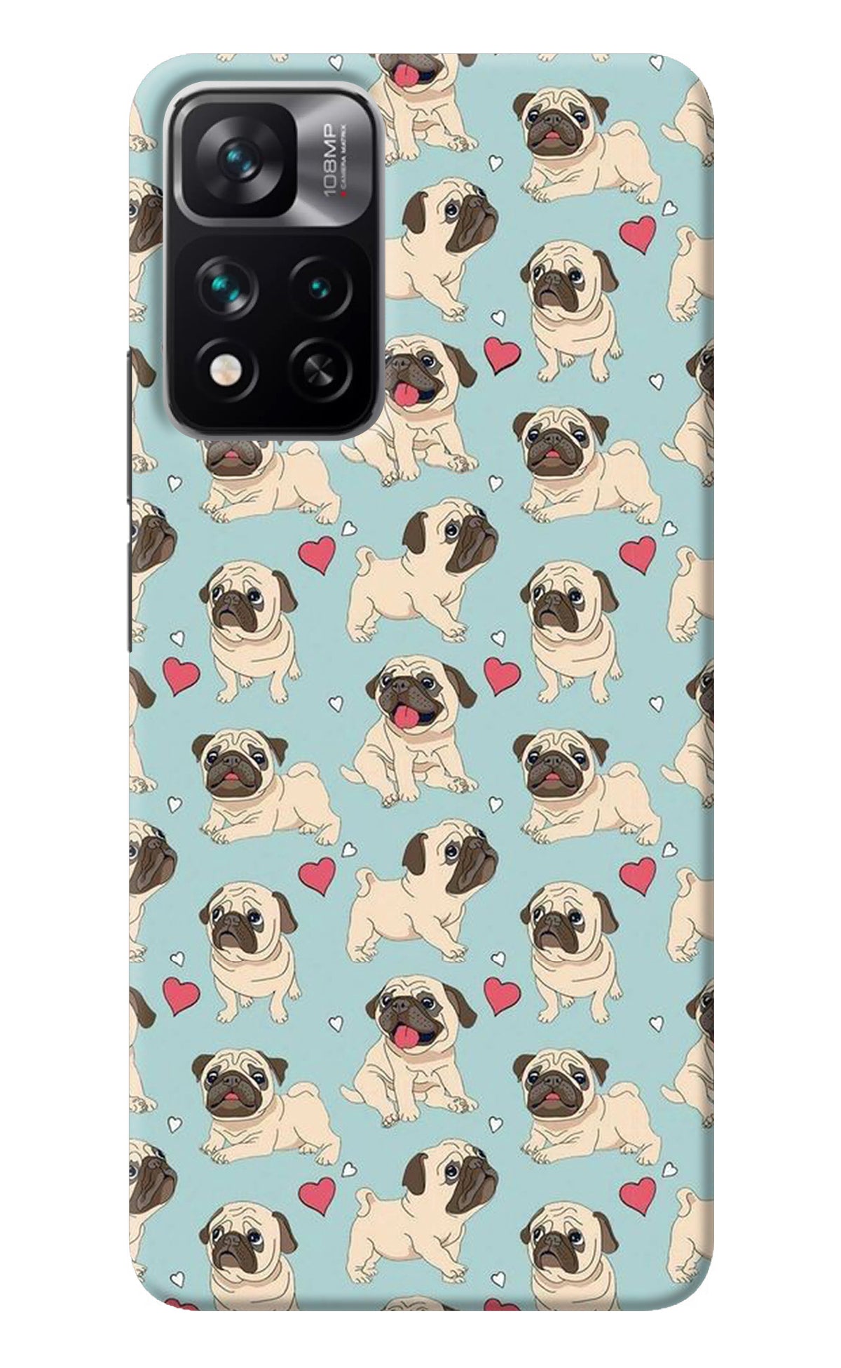 Pug Dog Mi 11i 5G/11i 5G Hypercharge Back Cover