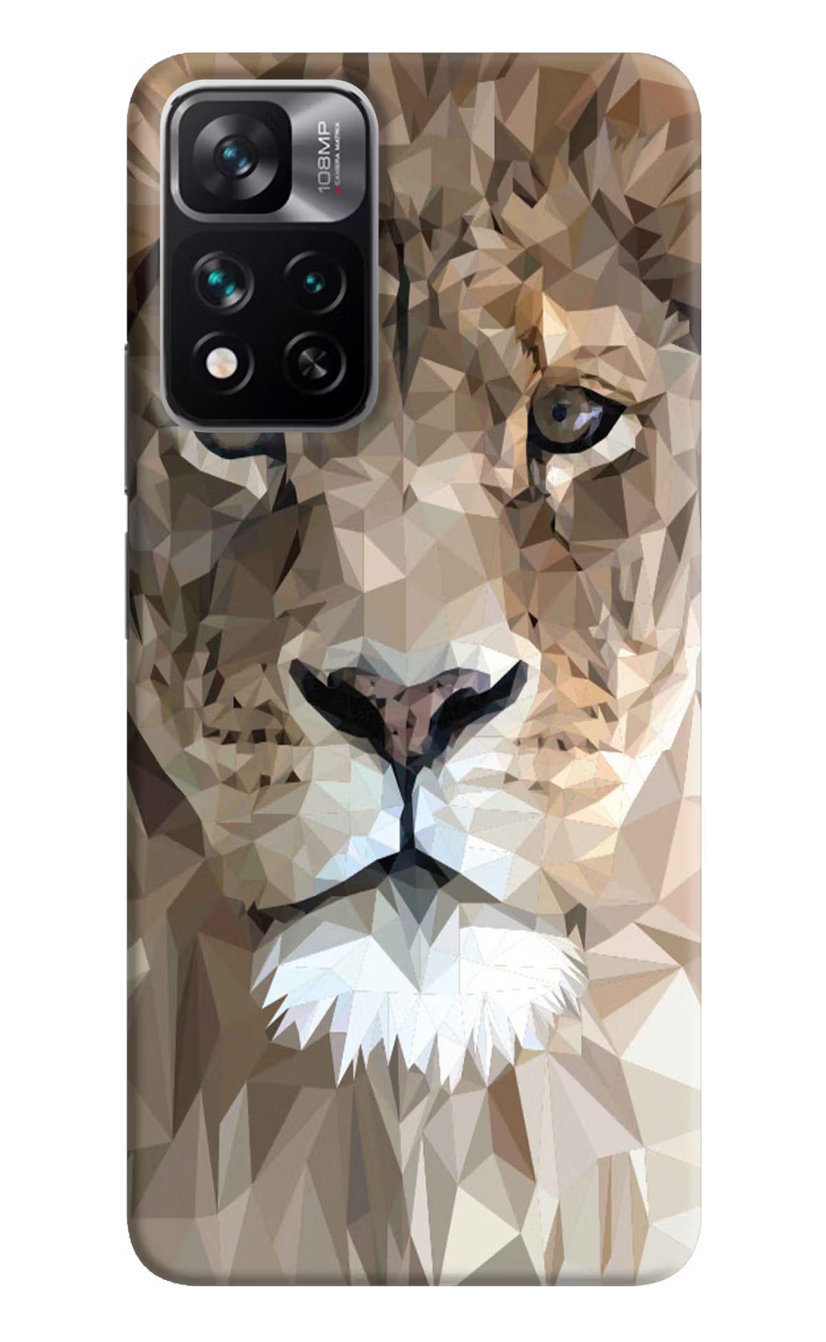 Lion Art Mi 11i 5G/11i 5G Hypercharge Hard Case Back Cover by Casekaro