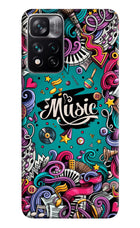 Music Graffiti Mi 11i 5G/11i 5G Hypercharge Hard Case Back Cover by Casekaro