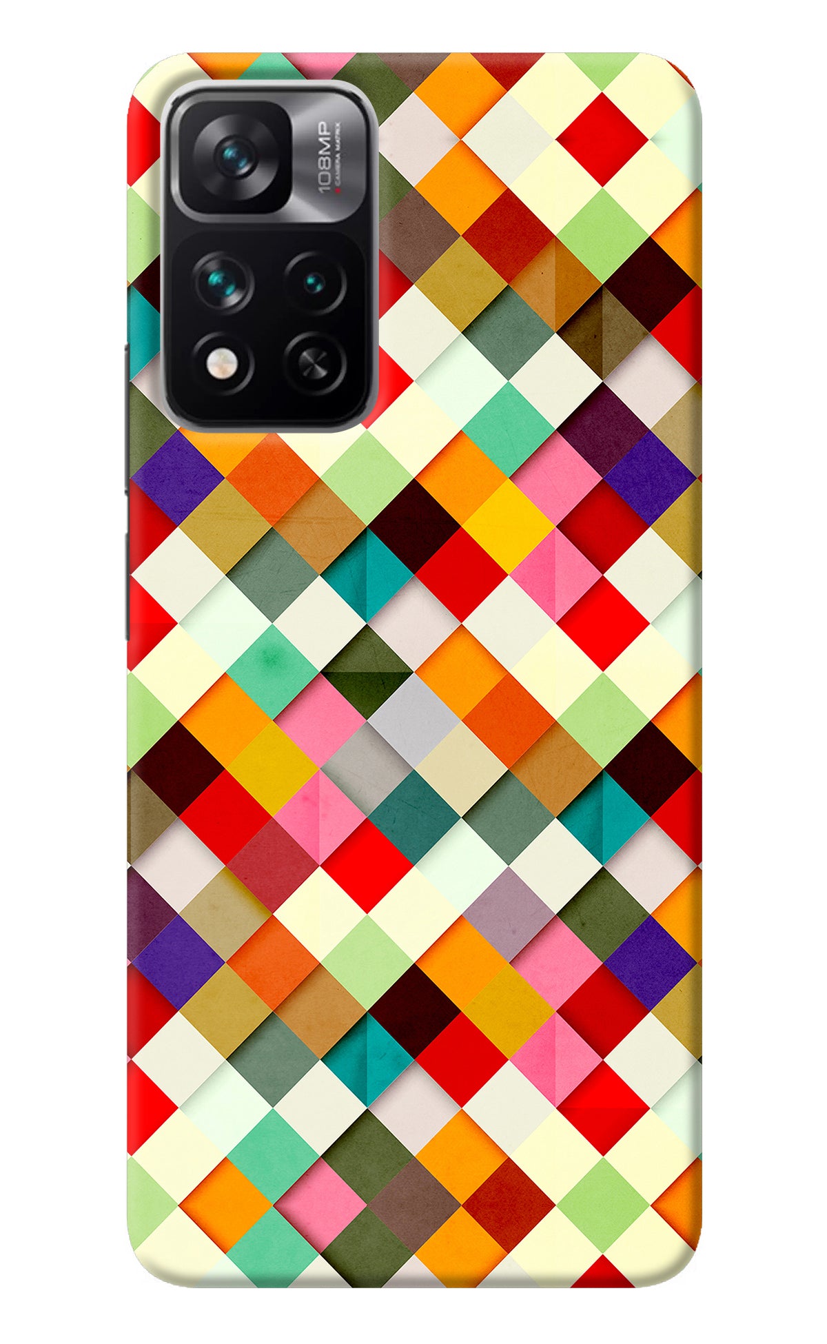 Geometric Abstract Colorful Mi 11i 5G/11i 5G Hypercharge Back Cover