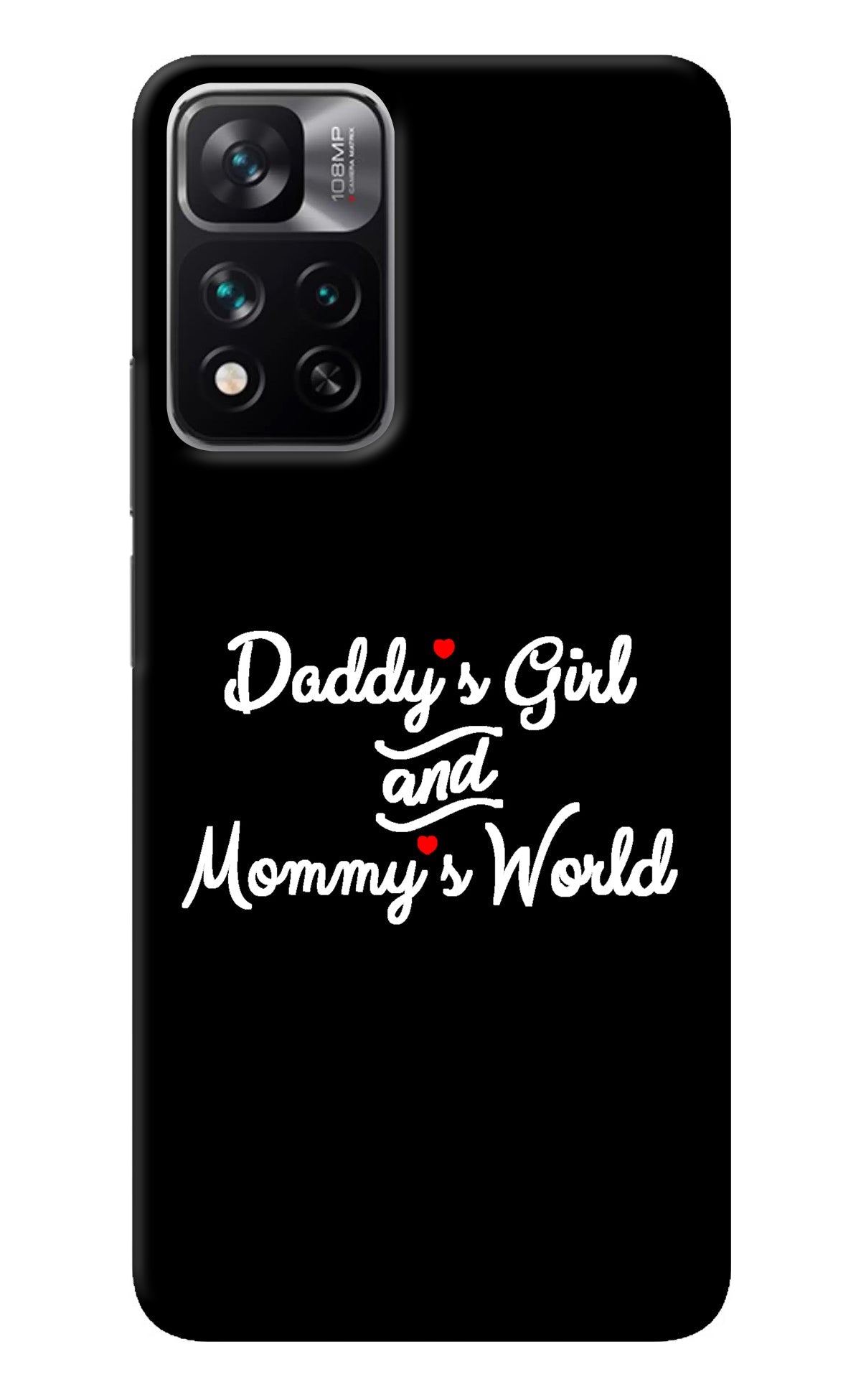 Daddy's Girl and Mommy's World Mi 11i 5G/11i 5G Hypercharge Back Cover