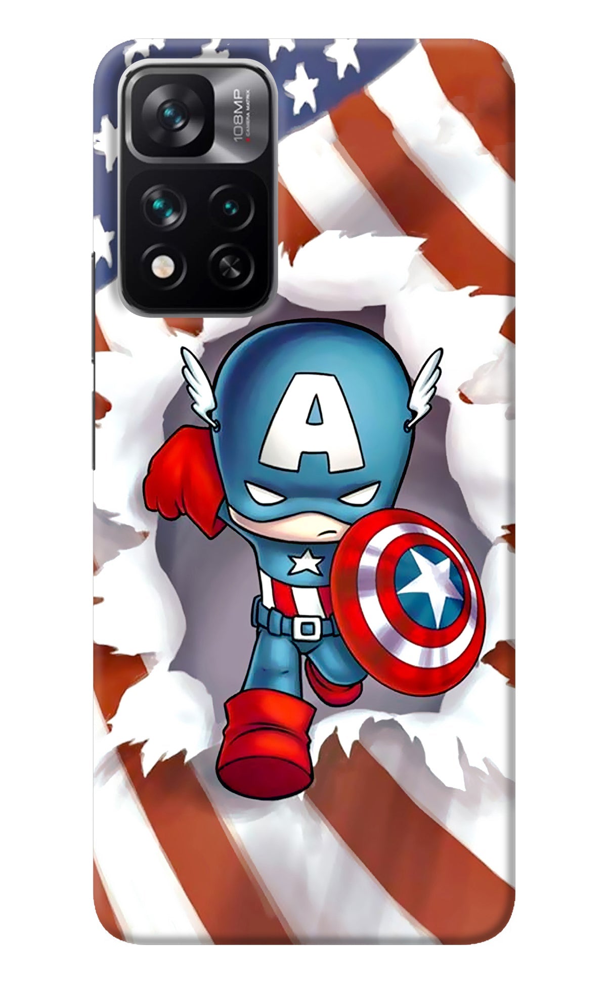 Captain America Mi 11i 5G/11i 5G Hypercharge Back Cover