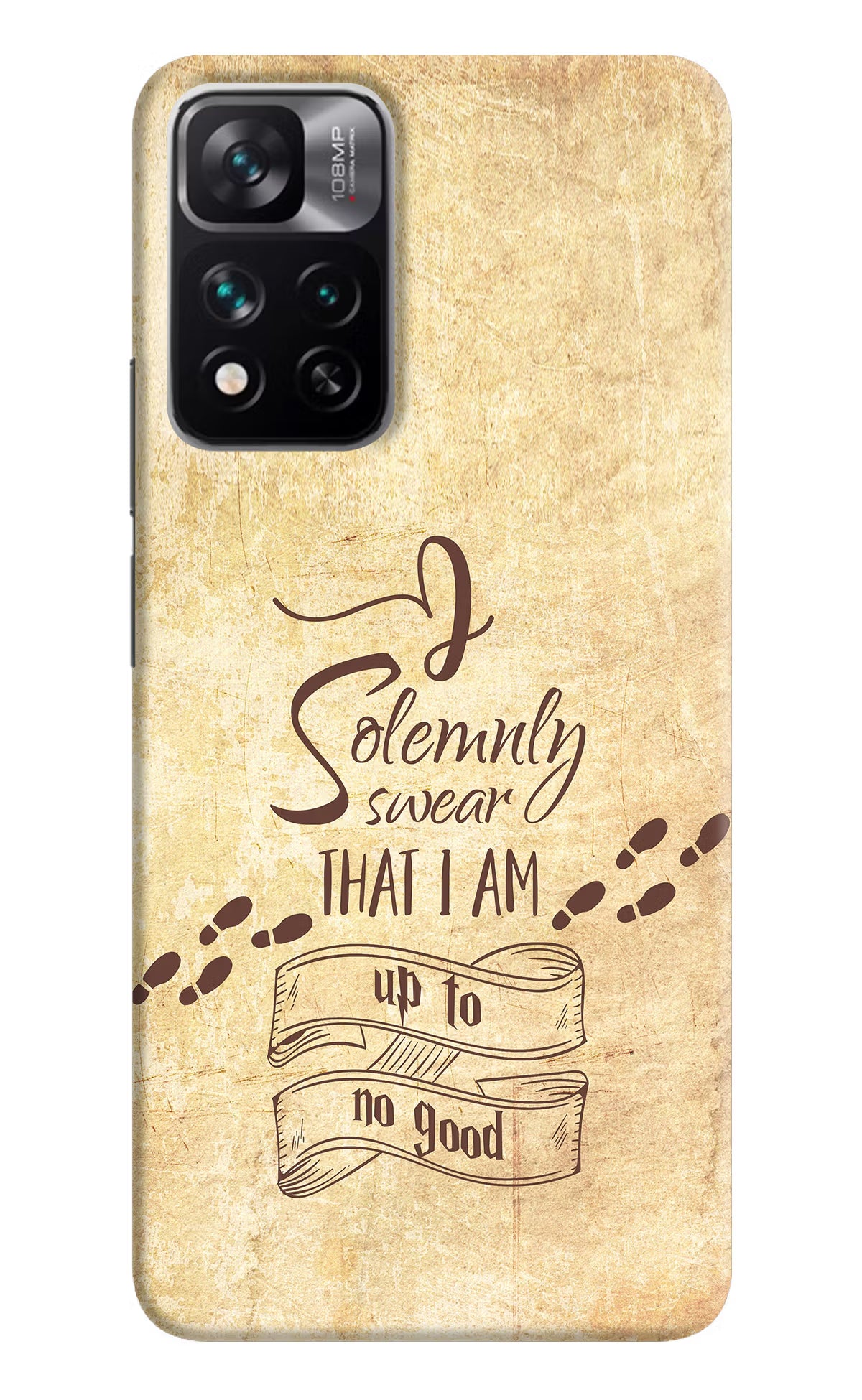 I Solemnly swear that i up to no good Mi 11i 5G/11i 5G Hypercharge Hard Case Back Cover by Casekaro