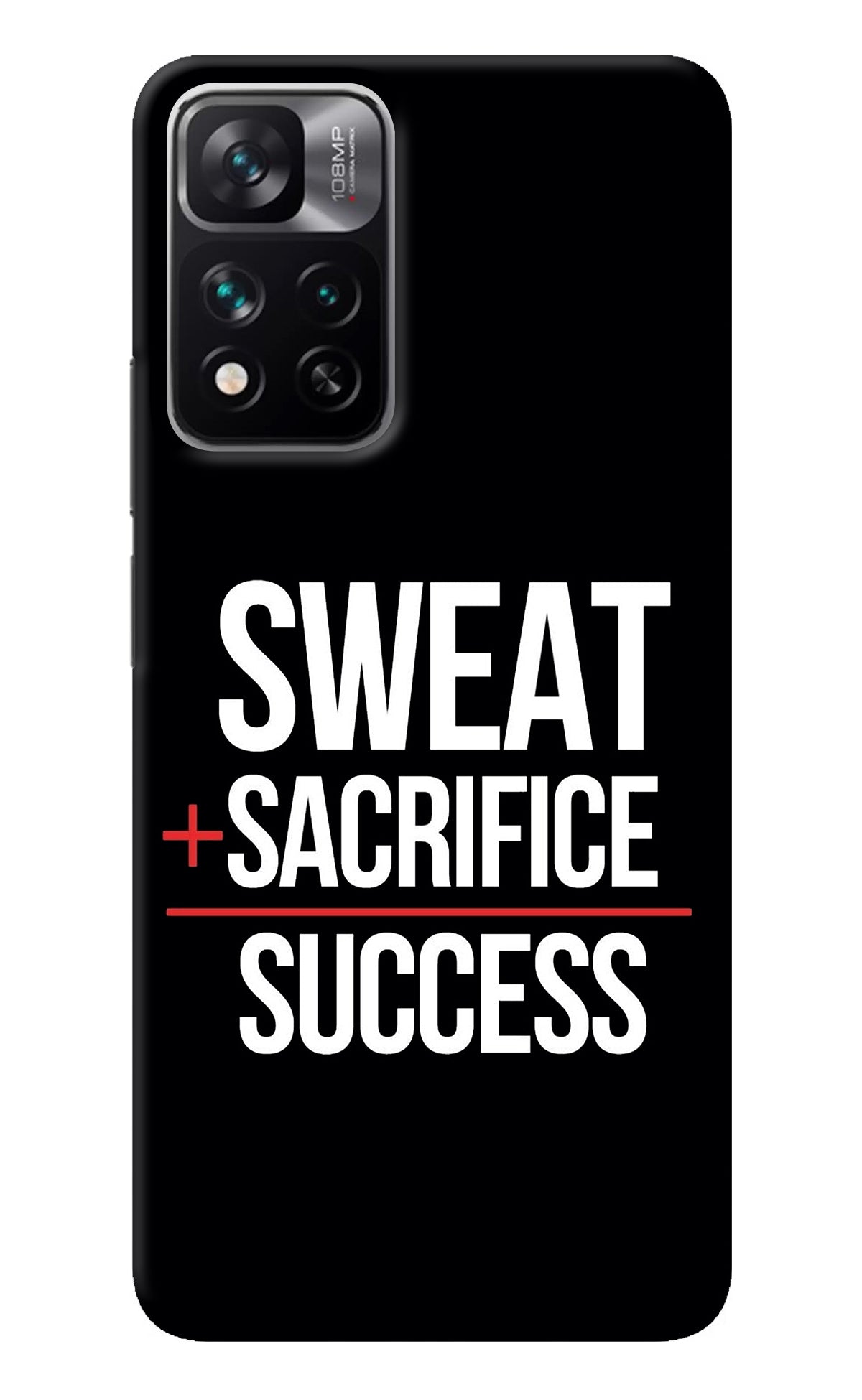 Sweat Sacrifice Success Mi 11i 5G/11i 5G Hypercharge Back Cover