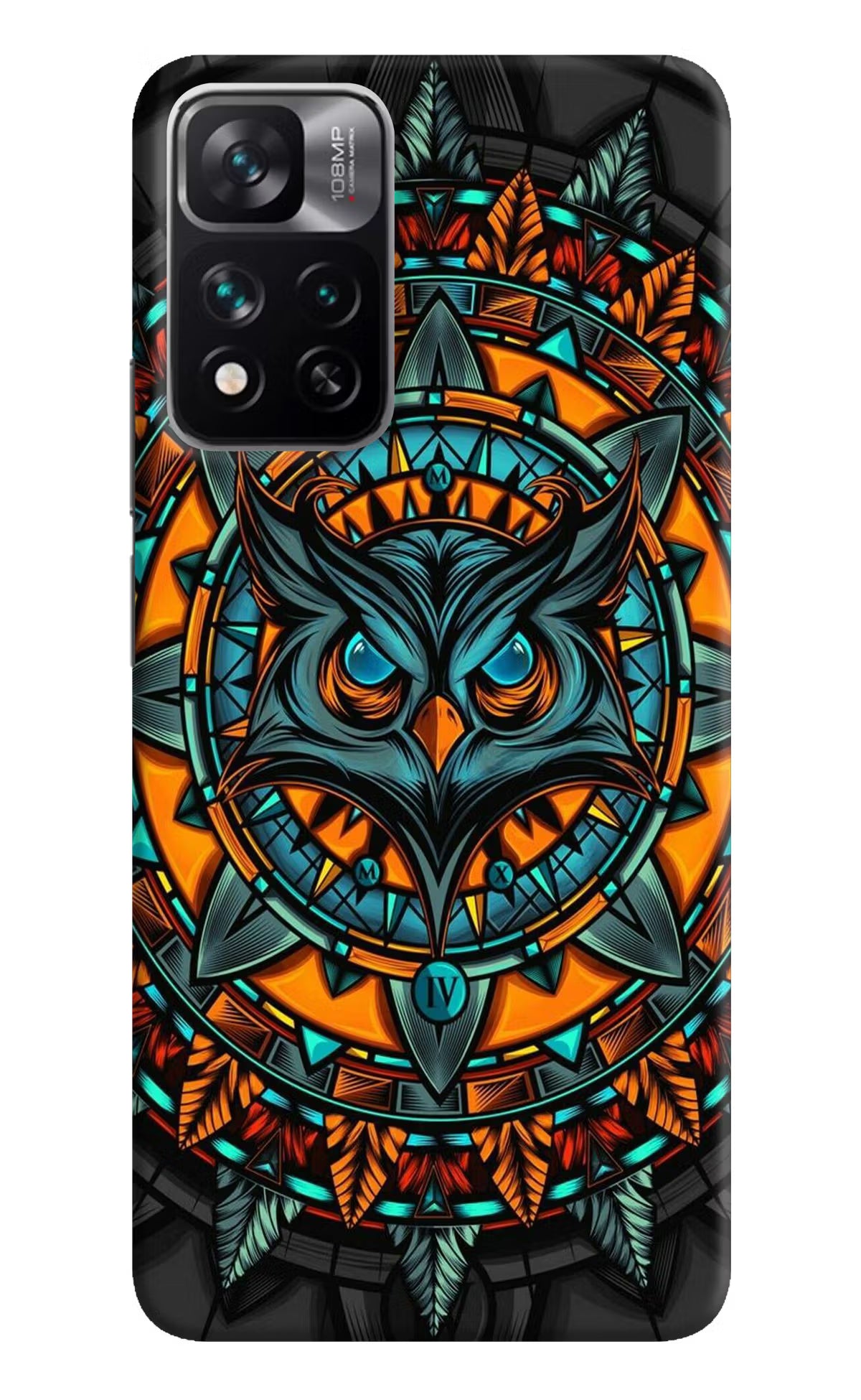 Angry Owl Art Mi 11i 5G/11i 5G Hypercharge Hard Case Back Cover by Casekaro
