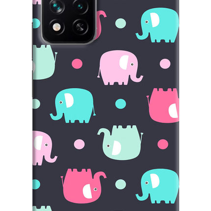 Elephants Mi 11i 5G/11i 5G Hypercharge Hard Case Back Cover by Casekaro