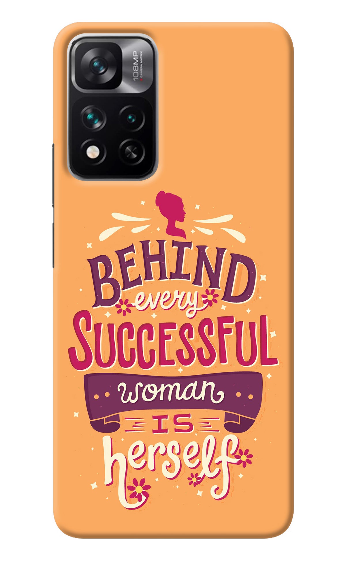 Behind Every Successful Woman There Is Herself Mi 11i 5G/11i 5G Hypercharge Back Cover