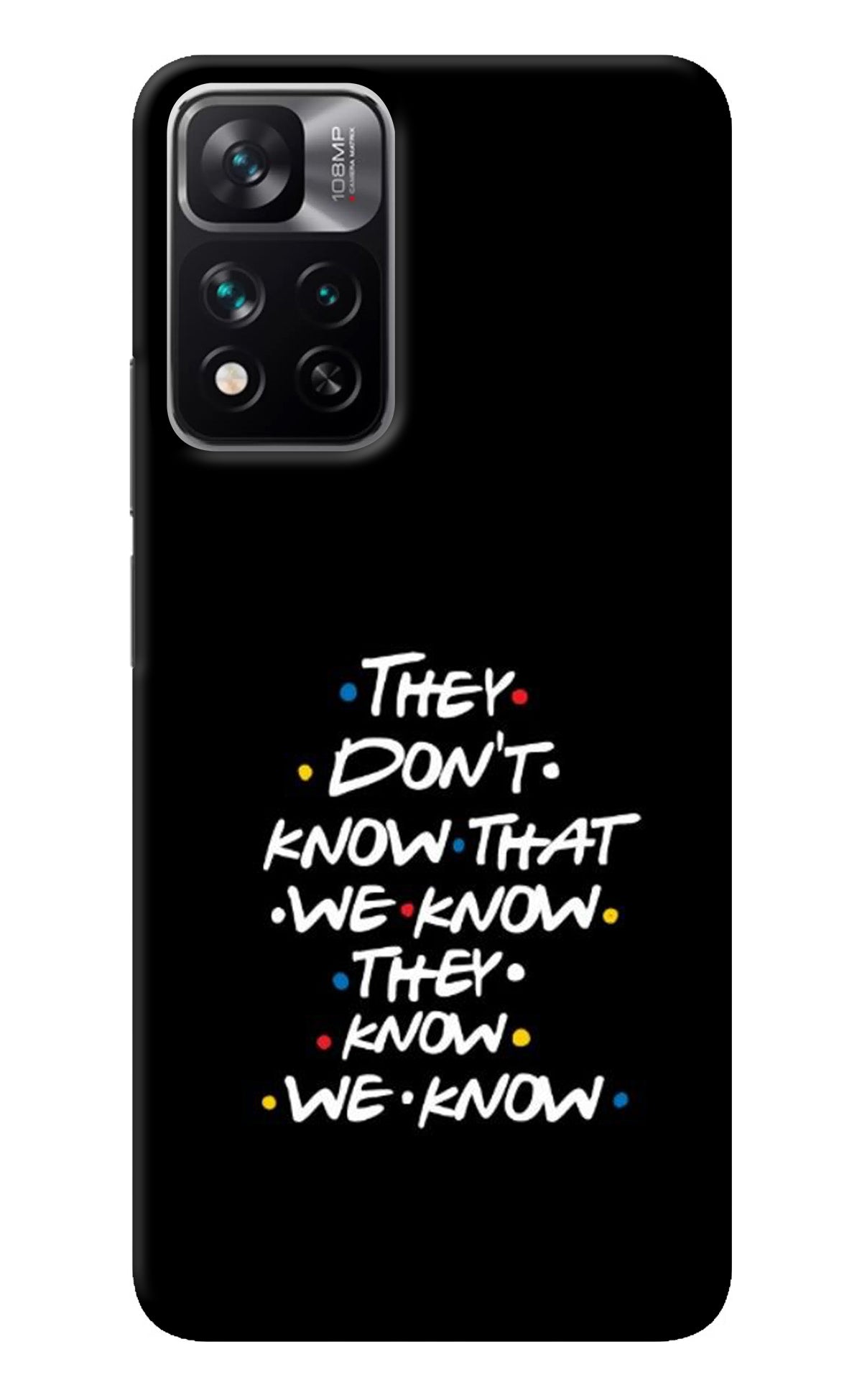 FRIENDS Dialogue Mi 11i 5G/11i 5G Hypercharge Back Cover