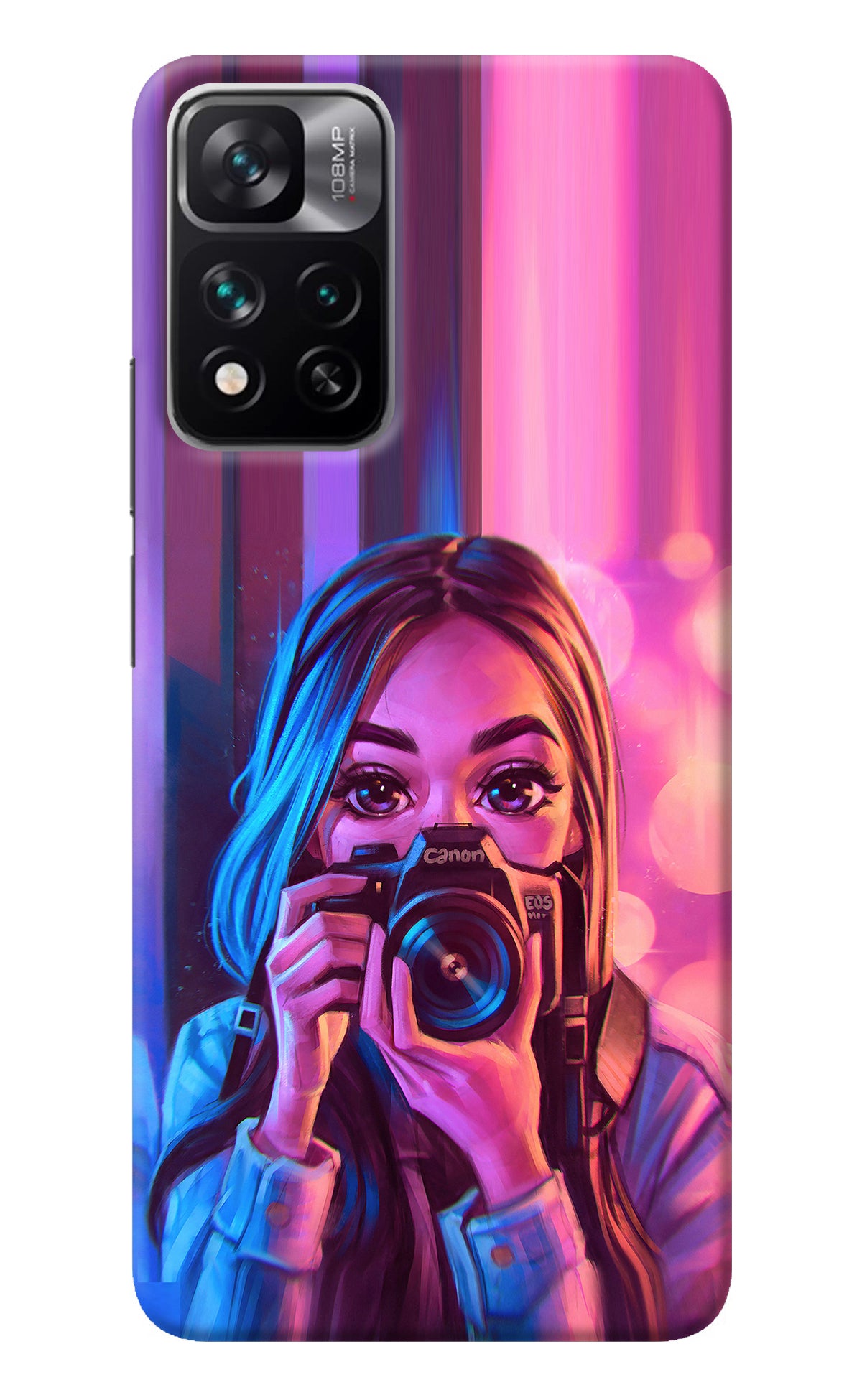 Girl Photographer Mi 11i 5G/11i 5G Hypercharge Back Cover