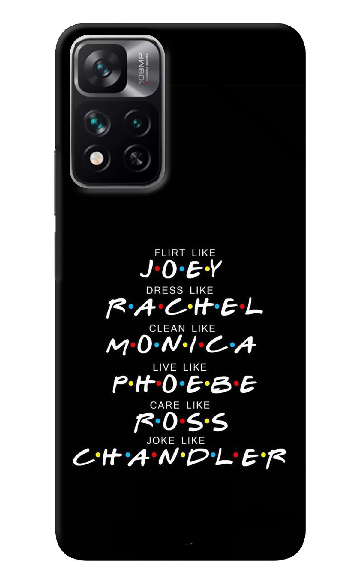 FRIENDS Character Mi 11i 5G/11i 5G Hypercharge Back Cover