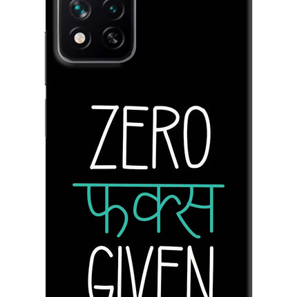 Zero Fucks Given Mi 11i 5G/11i 5G Hypercharge Hard Case Back Cover by Casekaro