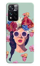Pretty Girl Mi 11i 5G/11i 5G Hypercharge Hard Case Back Cover by Casekaro