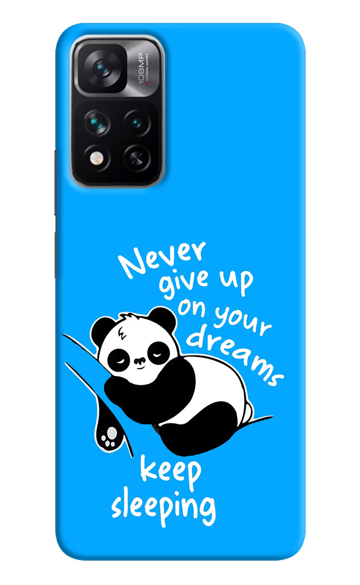 Keep Sleeping Mi 11i 5G/11i 5G Hypercharge Hard Case Back Cover by Casekaro