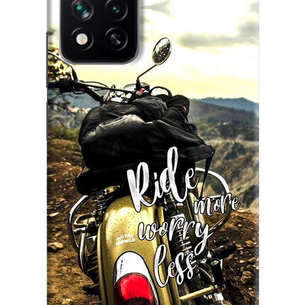 Ride More Worry Less Mi 11i 5G/11i 5G Hypercharge Hard Case Back Cover by Casekaro