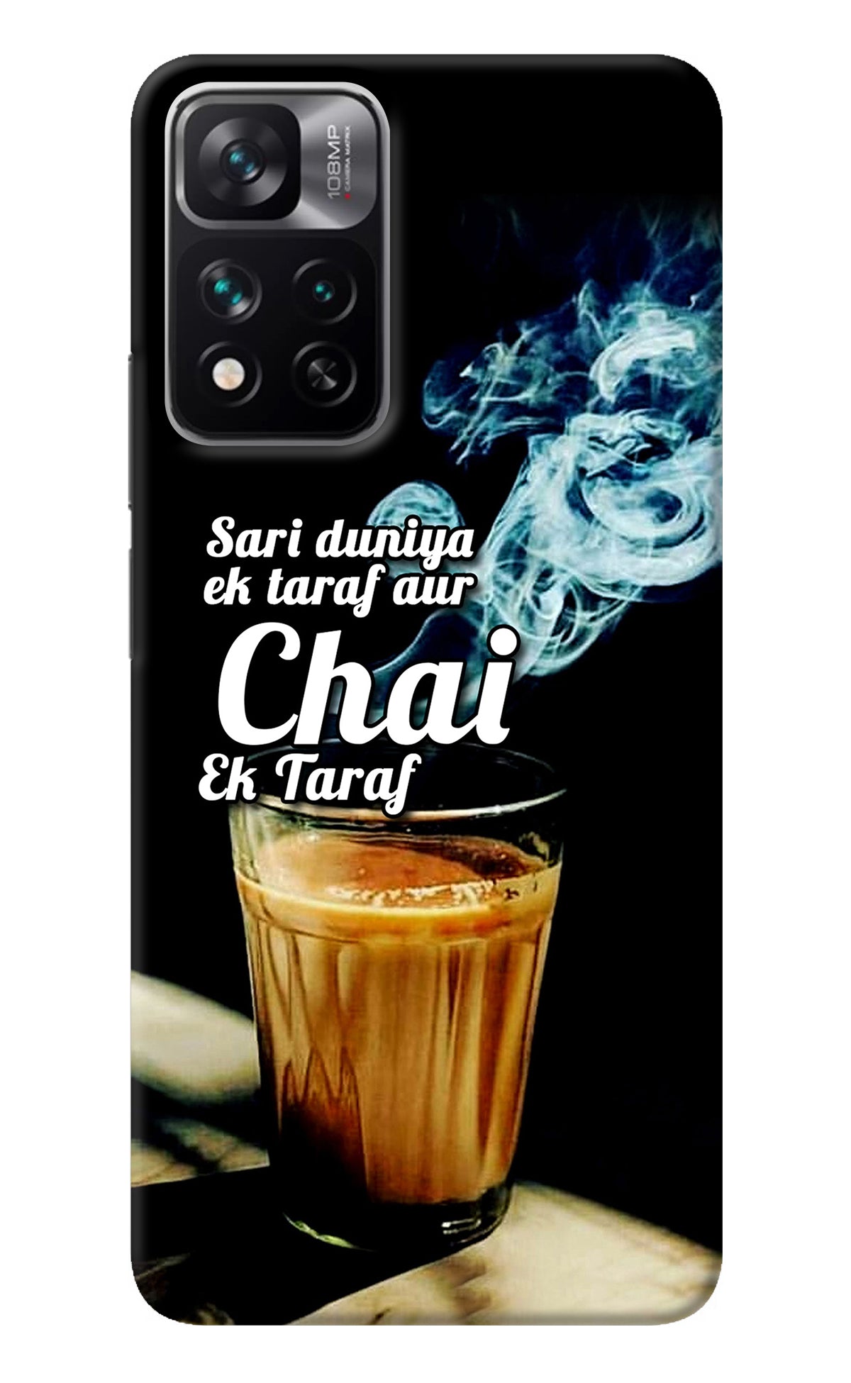 Chai Ek Taraf Quote Mi 11i 5G/11i 5G Hypercharge Back Cover