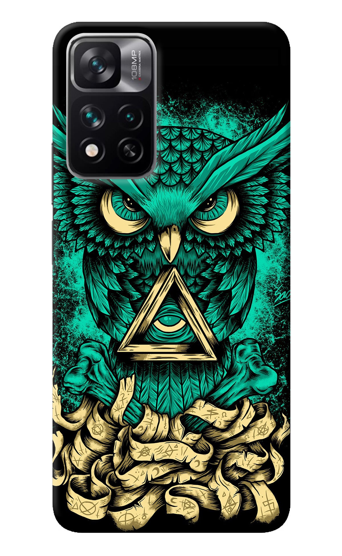 Green Owl Mi 11i 5G/11i 5G Hypercharge Back Cover