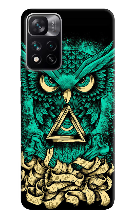 Green Owl Mi 11i 5G/11i 5G Hypercharge Hard Case Back Cover by Casekaro