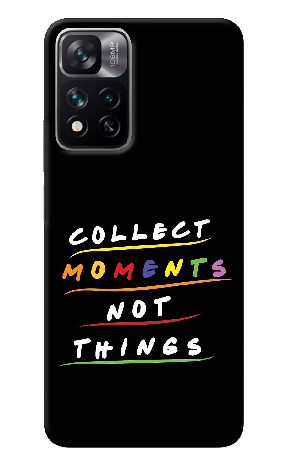 Collect Moments Not Things Mi 11i 5G/11i 5G Hypercharge Back Cover