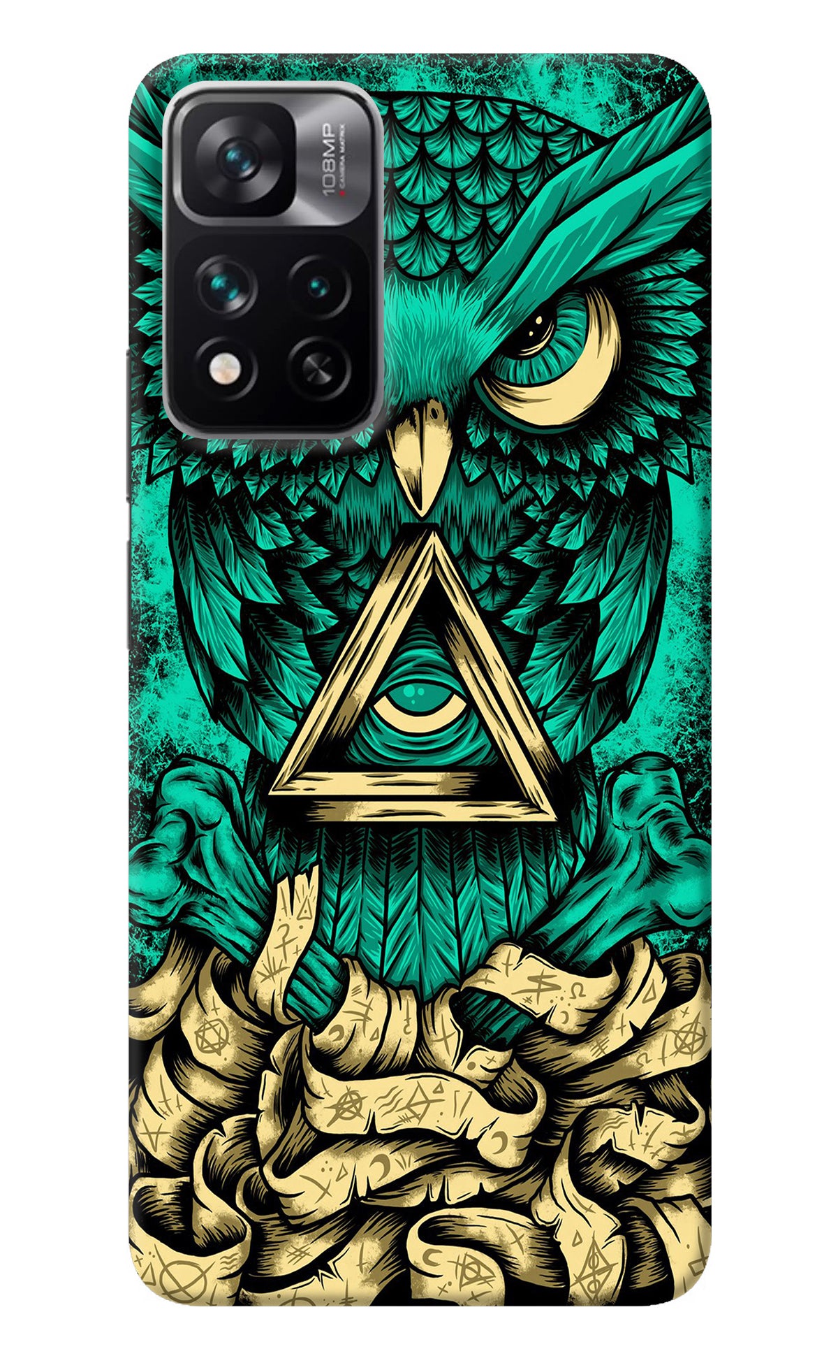 Green Owl Mi 11i 5G/11i 5G Hypercharge Back Cover