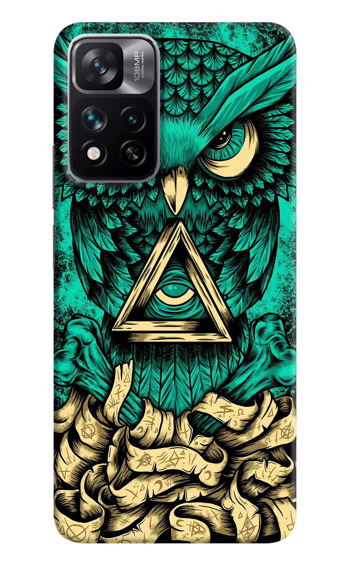 Green Owl Mi 11i 5G/11i 5G Hypercharge Hard Case Back Cover by Casekaro