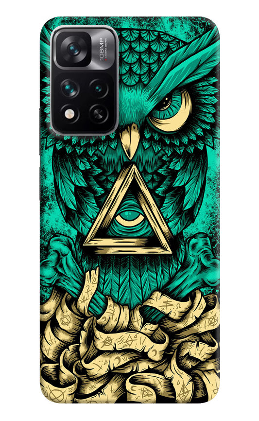 Green Owl Mi 11i 5G/11i 5G Hypercharge Hard Case Back Cover by Casekaro