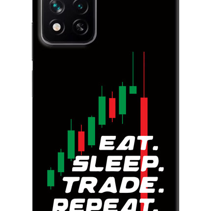 Eat Sleep Trade Repeat Mi 11i 5G/11i 5G Hypercharge Hard Case Back Cover by Casekaro