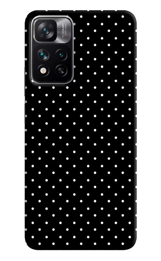 White Dots Mi 11i 5G/11i 5G Hypercharge Hard Case Back Cover by Casekaro