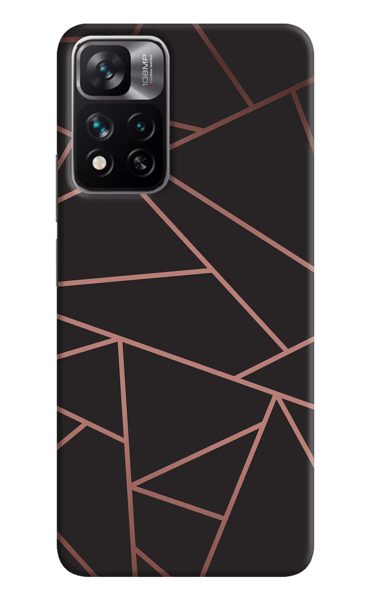 Geometric Pattern Mi 11i 5G/11i 5G Hypercharge Hard Case Back Cover by Casekaro