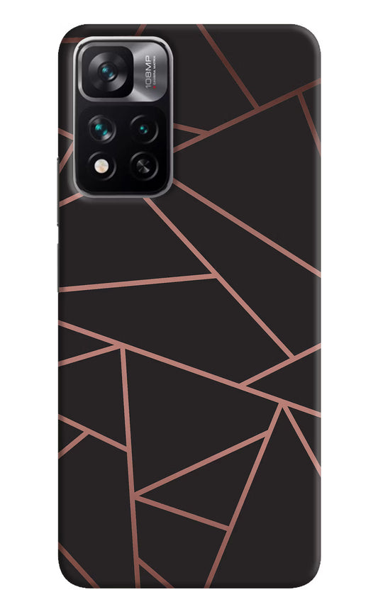 Geometric Pattern Mi 11i 5G/11i 5G Hypercharge Hard Case Back Cover by Casekaro