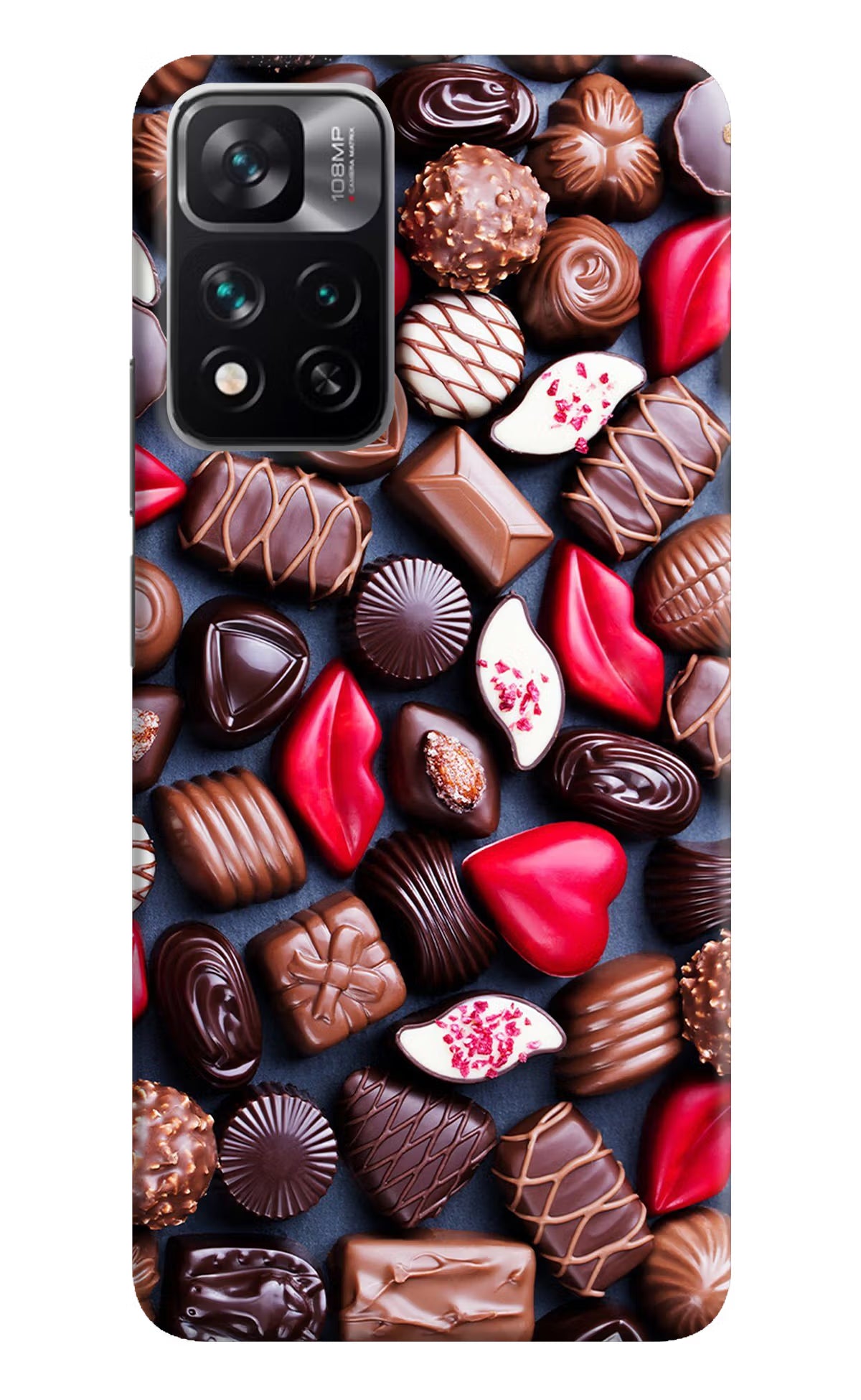 Chocolates Mi 11i 5G/11i 5G Hypercharge Hard Case Back Cover by Casekaro