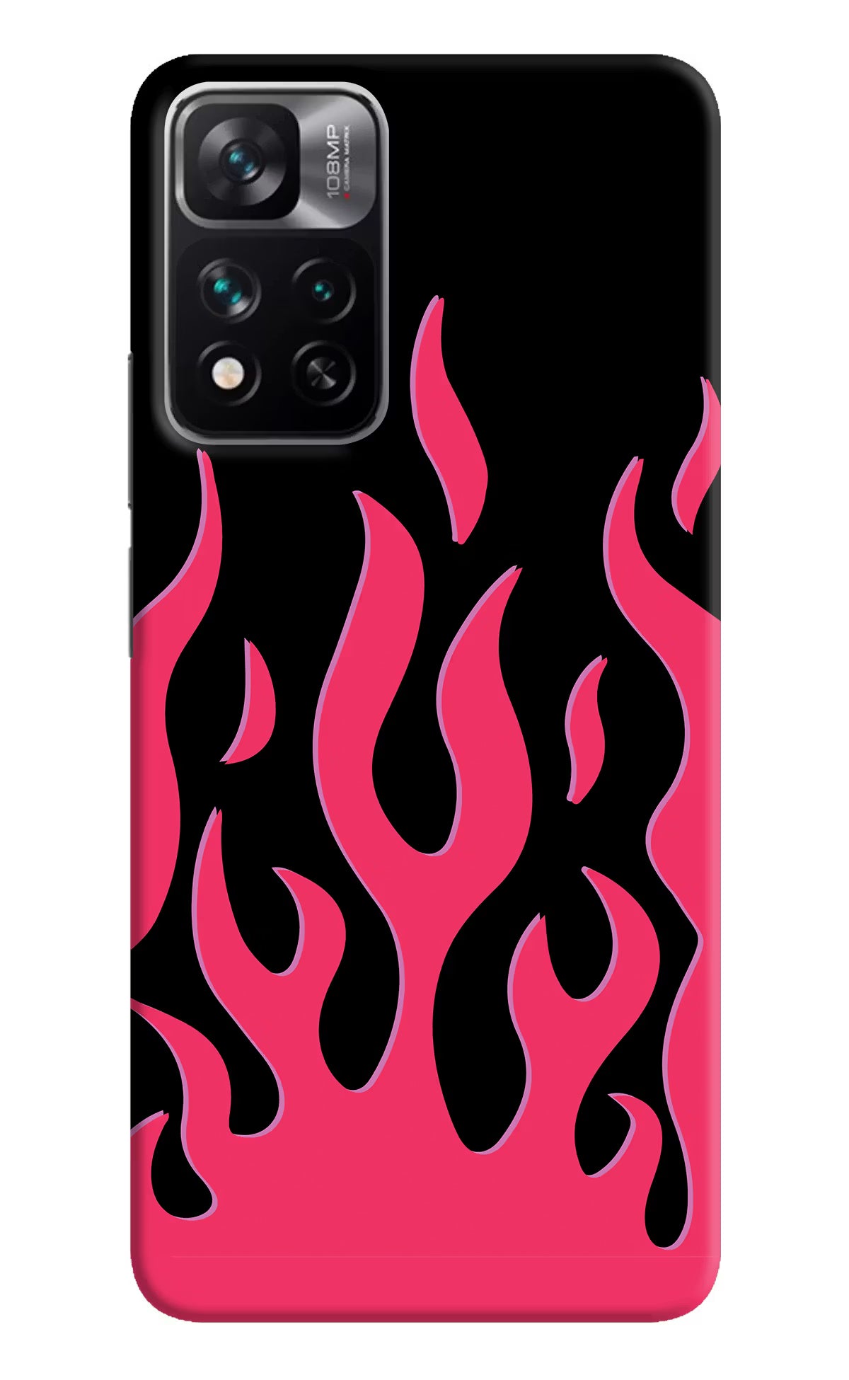 Fire Flames Mi 11i 5G/11i 5G Hypercharge Hard Case Back Cover by Casekaro