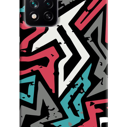 Geometric Graffiti Mi 11i 5G/11i 5G Hypercharge Hard Case Back Cover by Casekaro