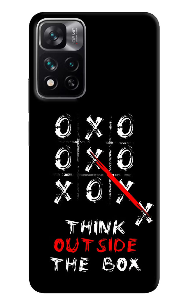 Think out of the BOX Mi 11i 5G/11i 5G Hypercharge Hard Case Back Cover by Casekaro