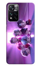 BTS Chibi Mi 11i 5G/11i 5G Hypercharge Hard Case Back Cover by Casekaro