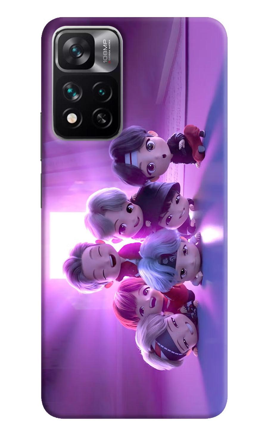 BTS Chibi Mi 11i 5G/11i 5G Hypercharge Back Cover, Hard case