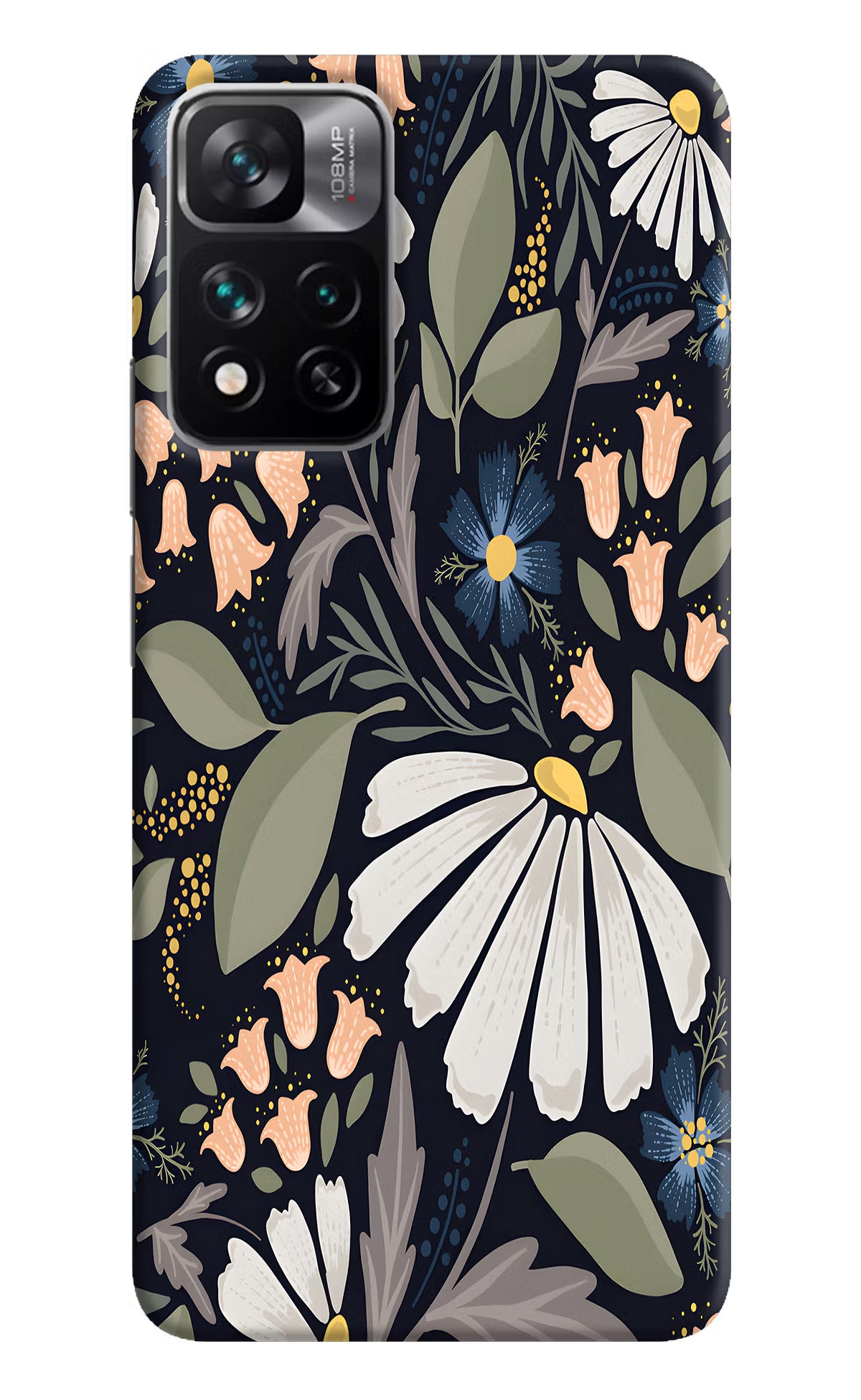Flowers Art Mi 11i 5G/11i 5G Hypercharge Hard Case Back Cover by Casekaro