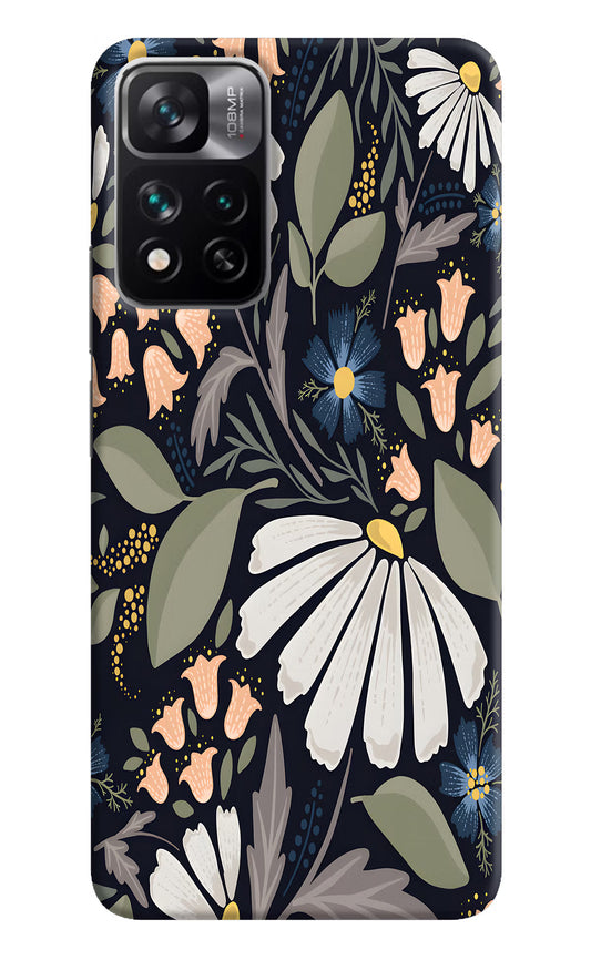 Flowers Art Mi 11i 5G/11i 5G Hypercharge Hard Case Back Cover by Casekaro