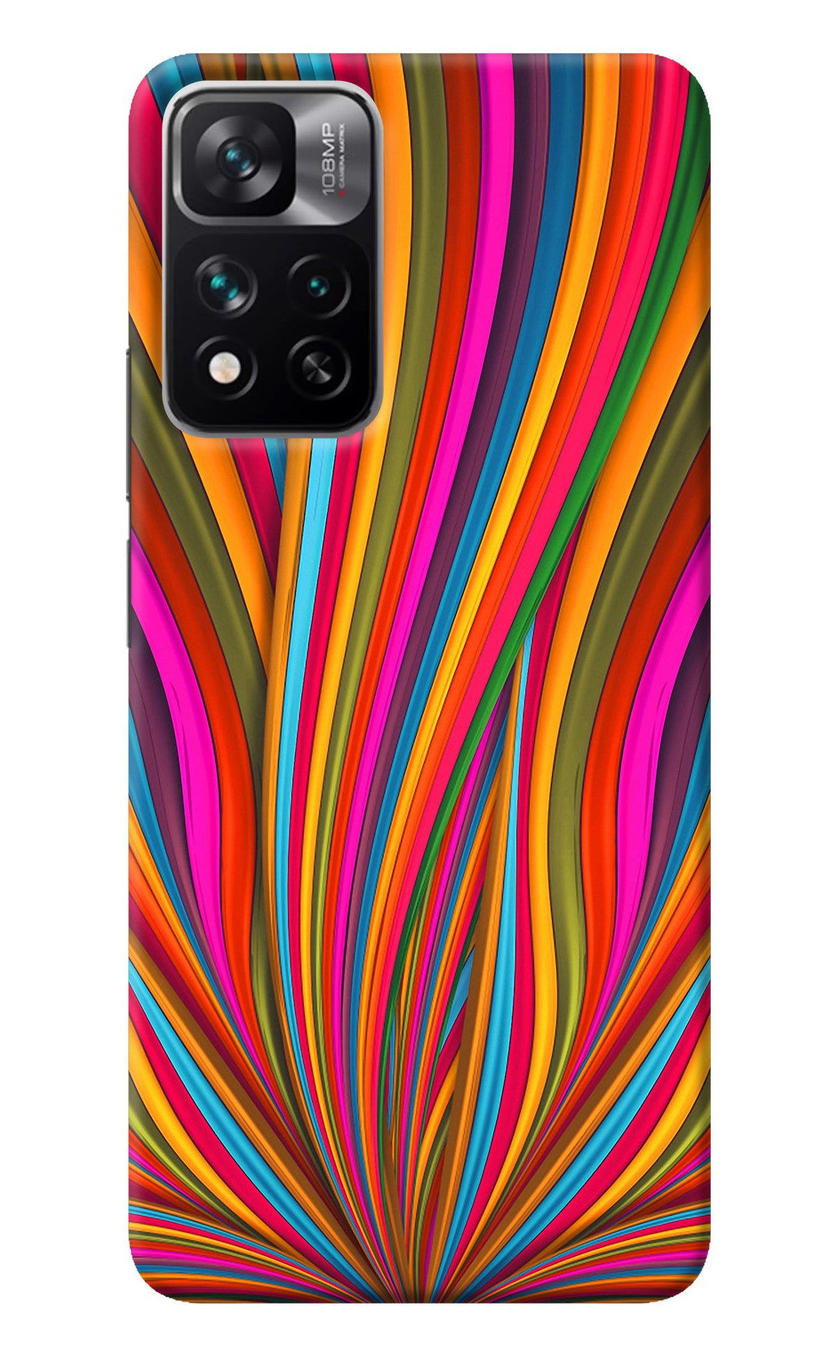 Trippy Wavy Mi 11i 5G/11i 5G Hypercharge Back Cover