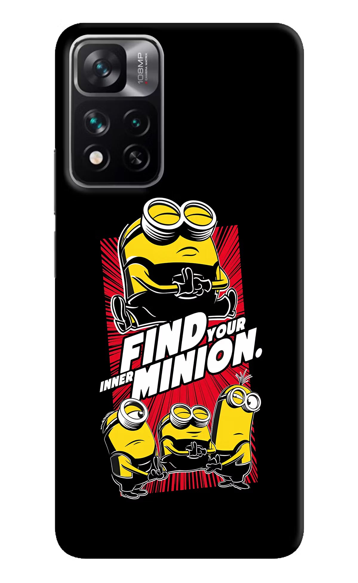 Find your inner Minion Mi 11i 5G/11i 5G Hypercharge Hard Case Back Cover by Casekaro