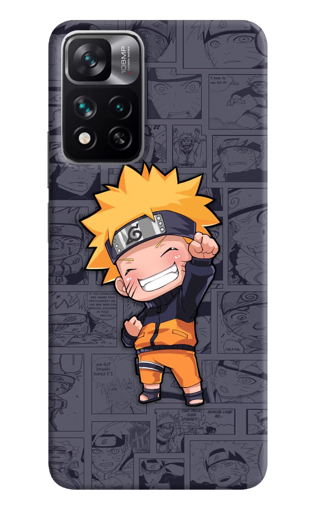 Chota Naruto Mi 11i 5G/11i 5G Hypercharge Hard Case Back Cover by Casekaro