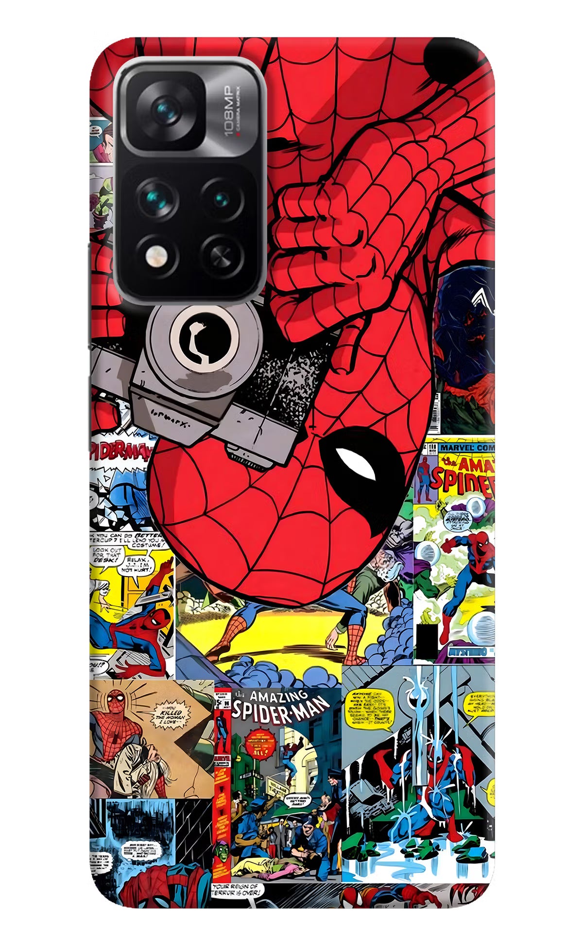 Spider Man Mi 11i 5G/11i 5G Hypercharge Hard Case Back Cover by Casekaro
