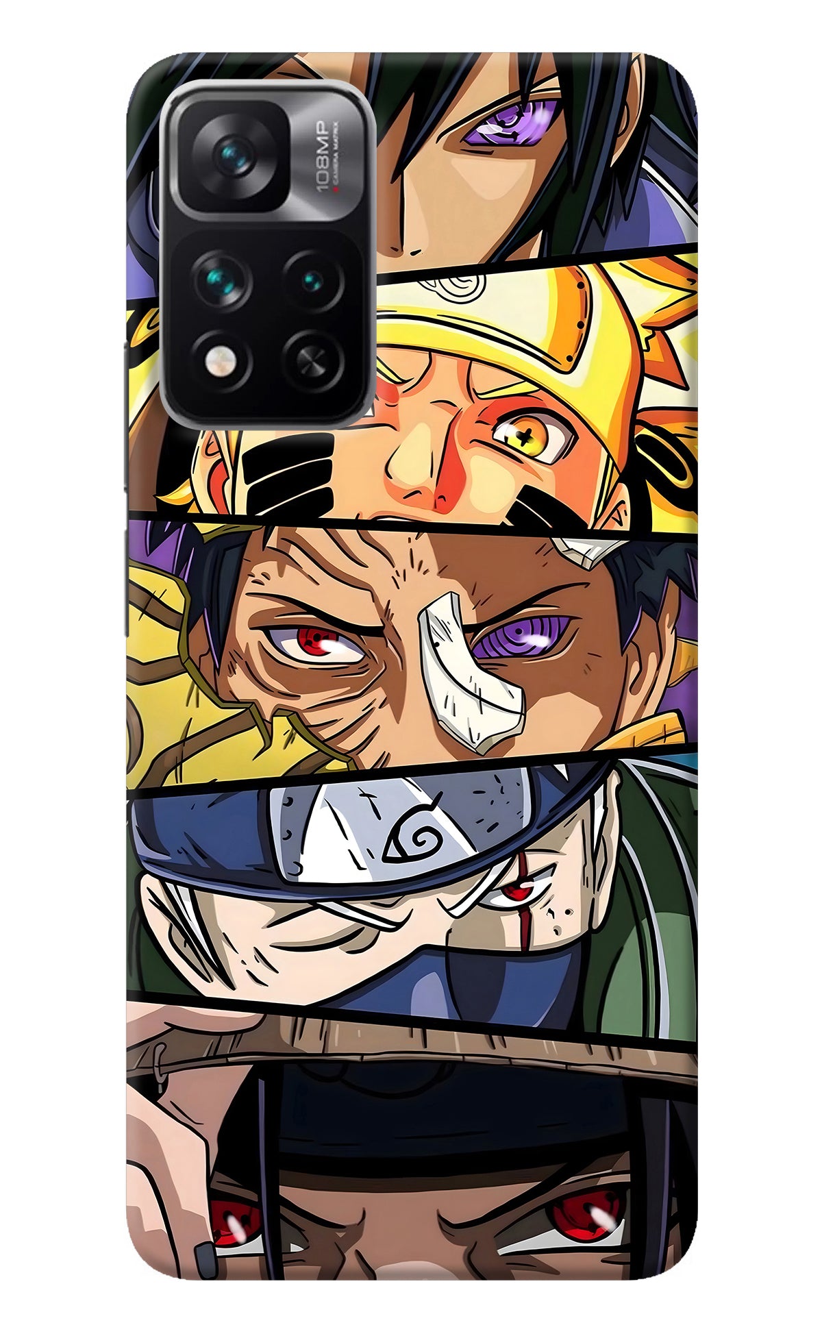 Naruto Character Mi 11i 5G/11i 5G Hypercharge Back Cover