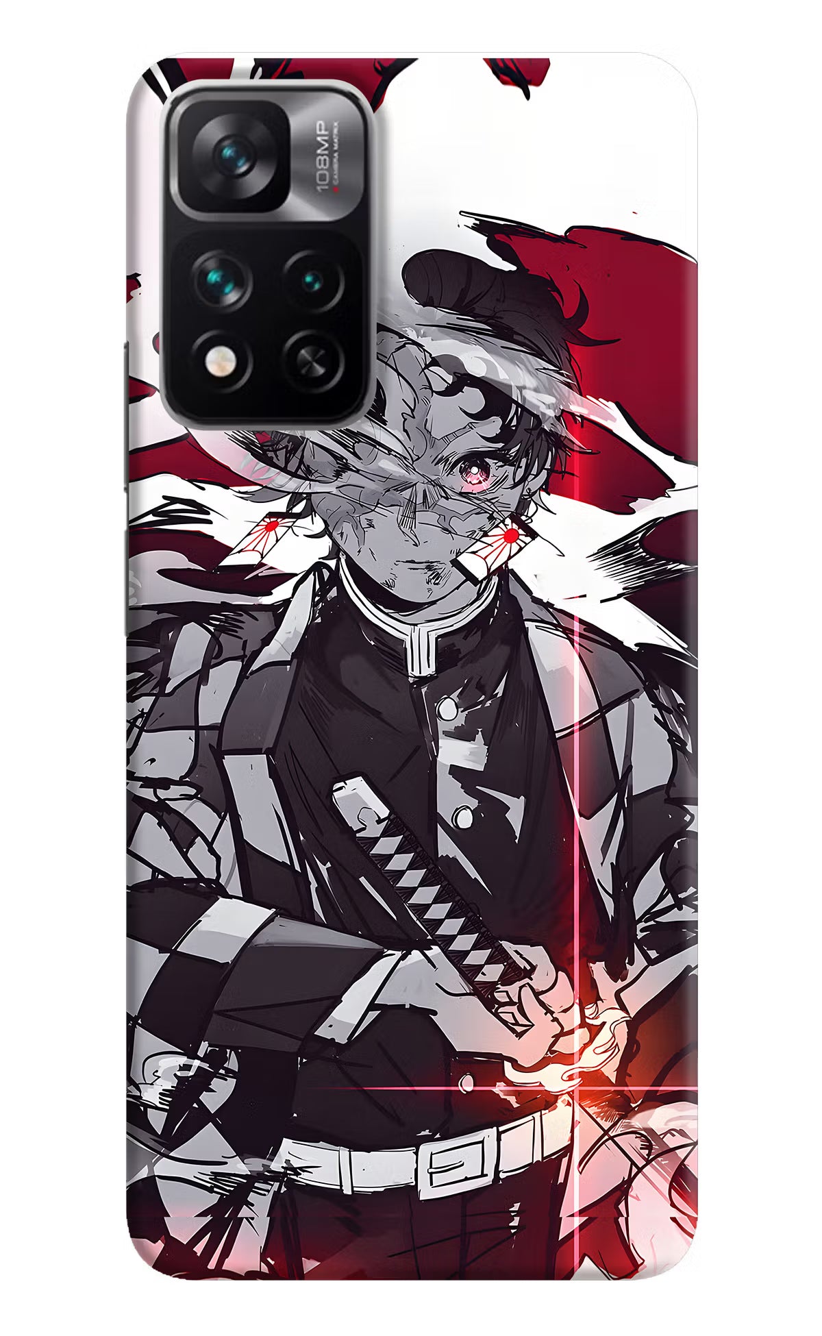 Demon Slayer Mi 11i 5G/11i 5G Hypercharge Hard Case Back Cover by Casekaro