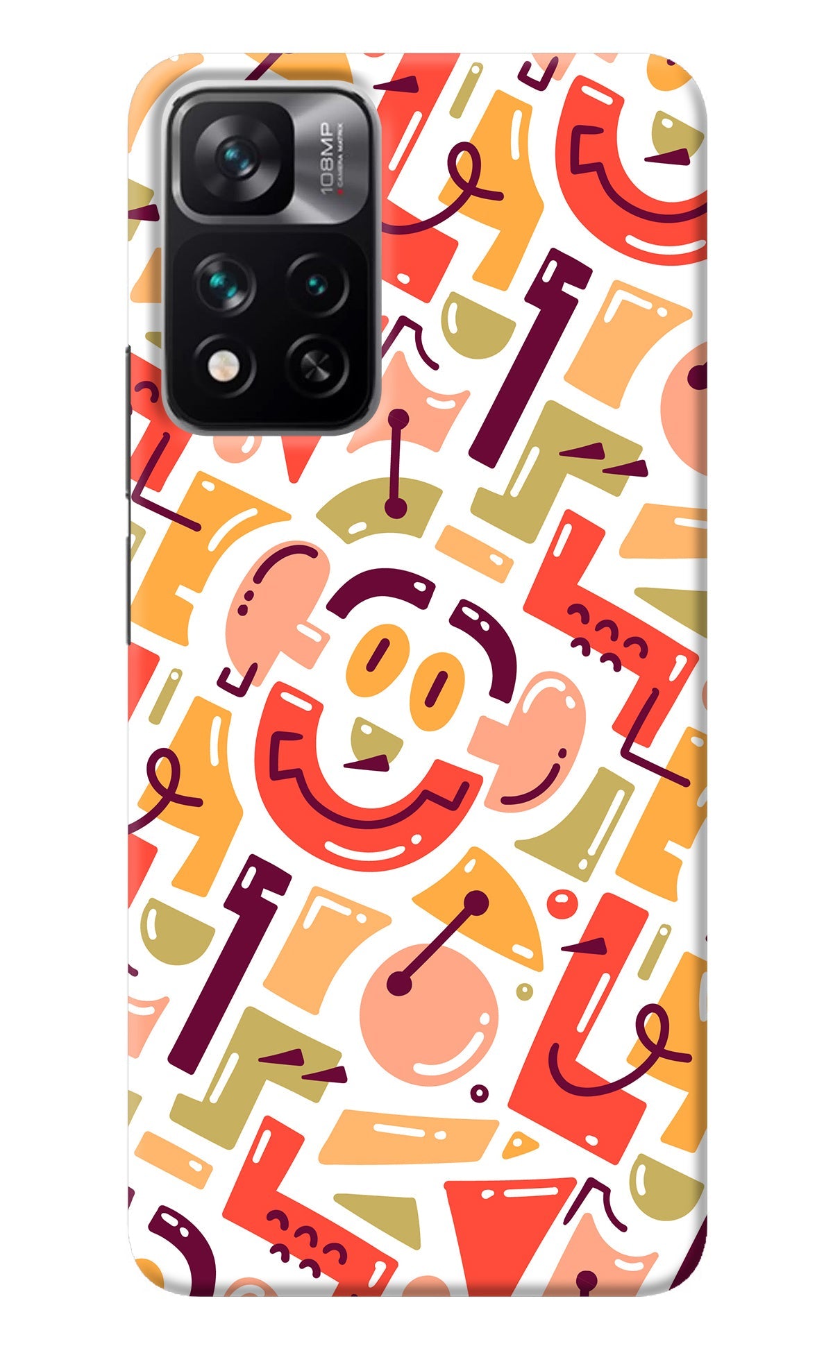 Doodle Pattern Mi 11i 5G/11i 5G Hypercharge Back Cover