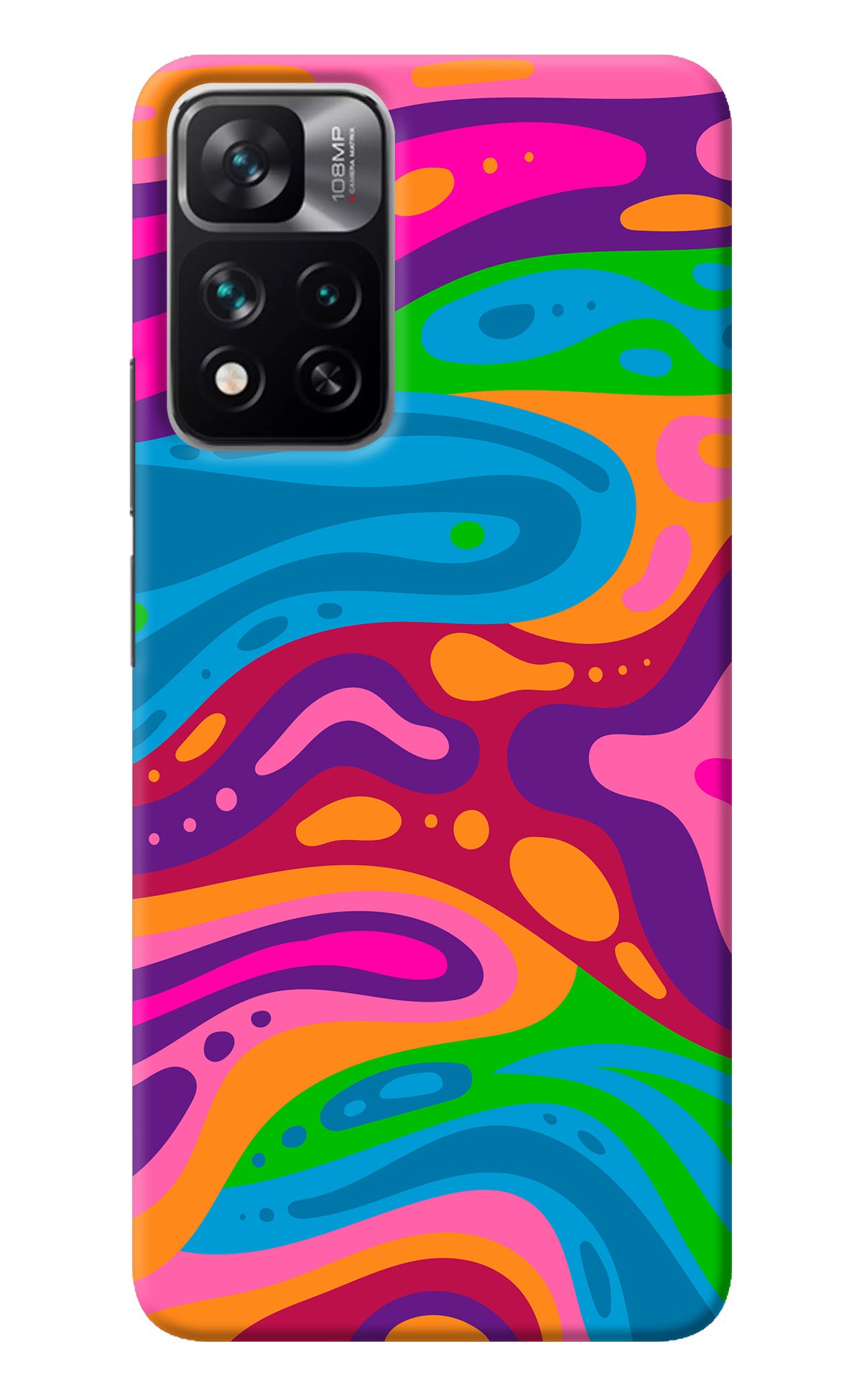 Trippy Pattern Mi 11i 5G/11i 5G Hypercharge Back Cover