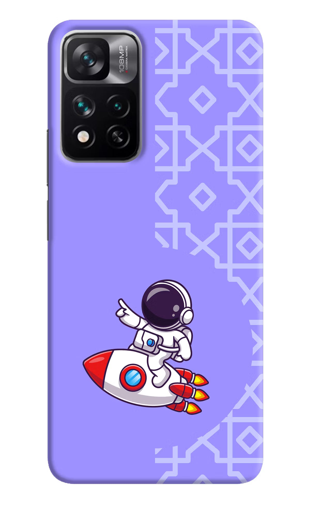 Cute Astronaut Mi 11i 5G/11i 5G Hypercharge Hard Case Back Cover by Casekaro