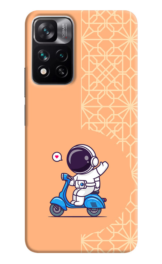 Cute Astronaut Riding Mi 11i 5G/11i 5G Hypercharge Hard Case Back Cover by Casekaro