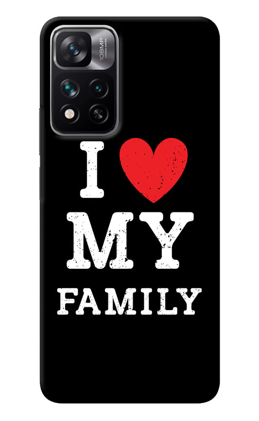 I Love My Family Mi 11i 5G/11i 5G Hypercharge Back Cover